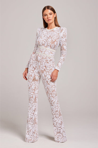 Elegant Jumpsuit Lace Design