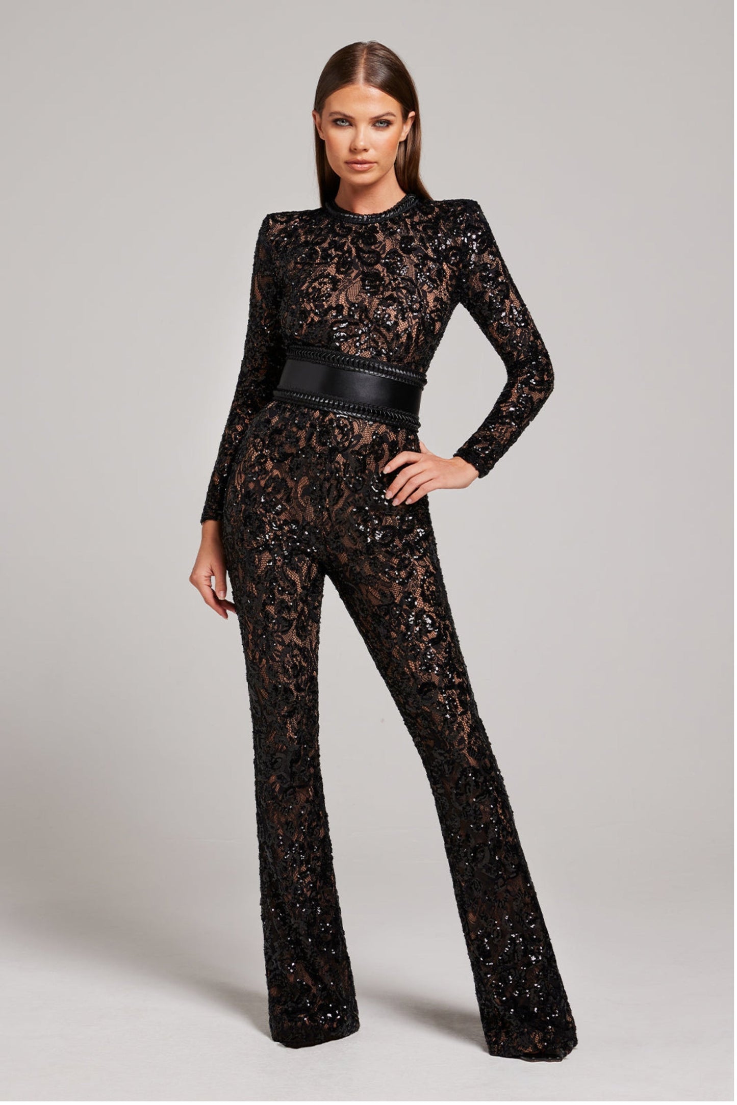 Elegant Jumpsuit Lace Design