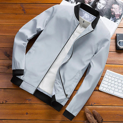 Men's Spring Jacket Modern Bomber Look