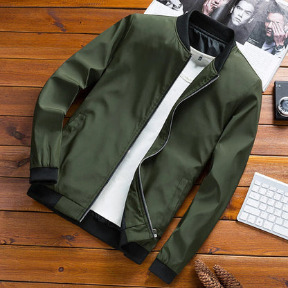 Men's Spring Jacket Modern Bomber Look