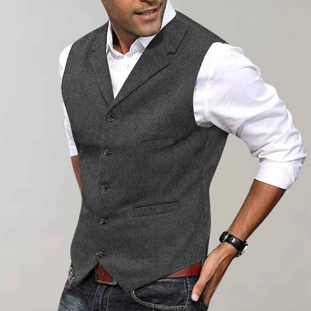 Men's Suit Vest Elegant Slim