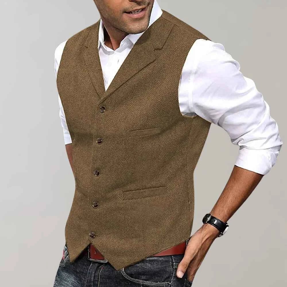 Men's Suit Vest Elegant Slim