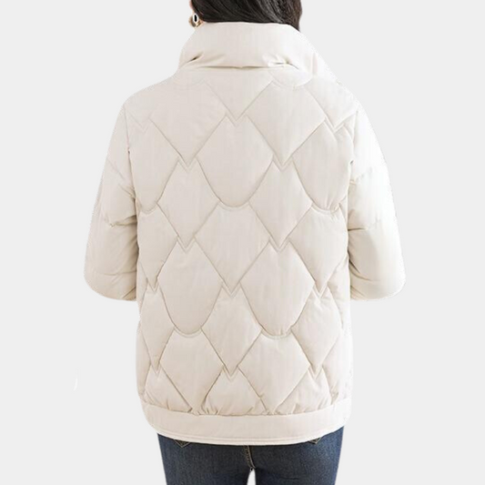 Elegante Damenwinterjacke Luxus Qualität - IdealeKleiden