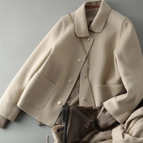 Stylish Short Jacket Elegant Minimalist Women