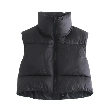 Women's Modern Cropped Puffer Vest