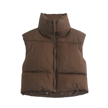 Women's Modern Cropped Puffer Vest