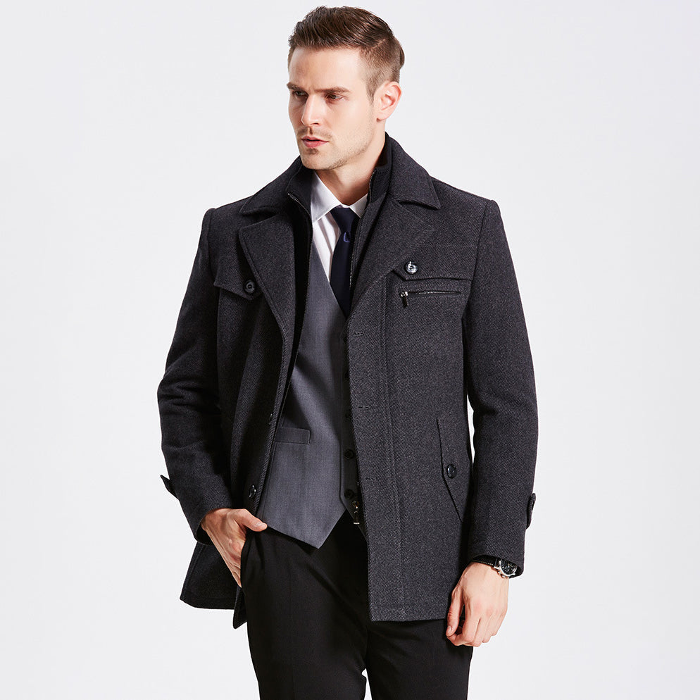 Stylish Wool Coat Darius