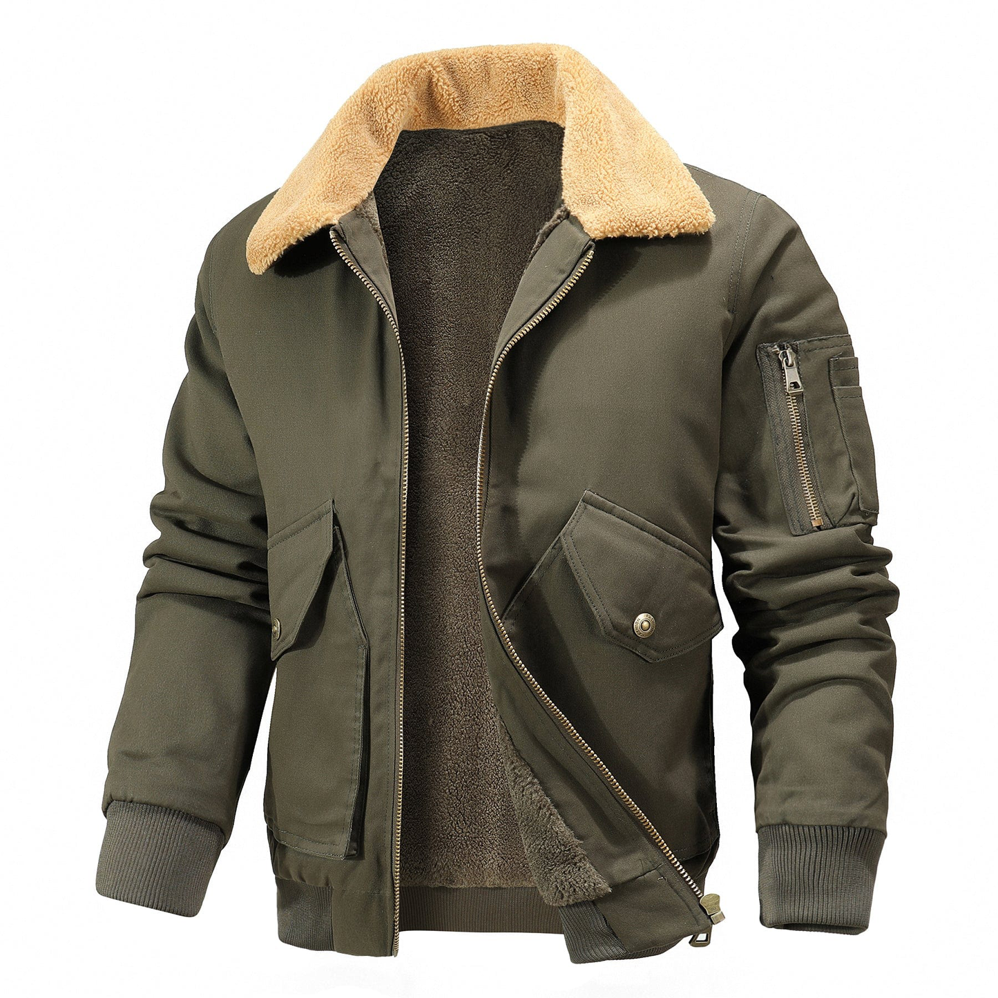 Stylish Sherpa Jacket Modern Women's Black