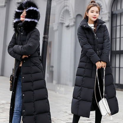 Long Down Coat Warm and Comfortable