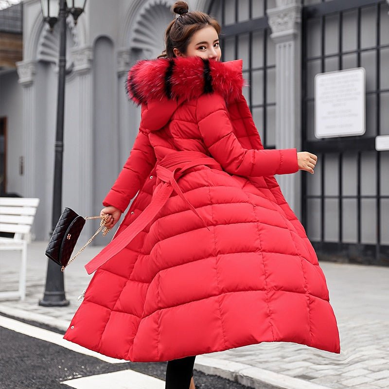 Long Down Coat Warm and Comfortable