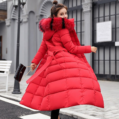 Long Down Coat Warm and Comfortable