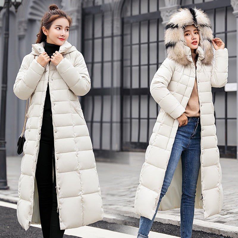Long Down Coat Warm and Comfortable