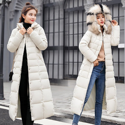 Long Down Coat Warm and Comfortable