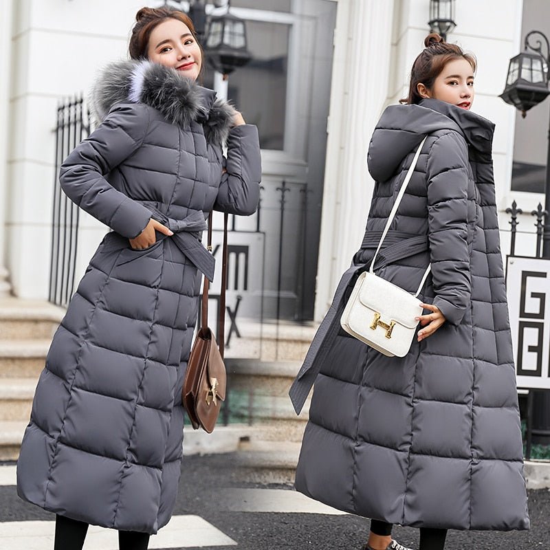 Long Down Coat Warm and Comfortable