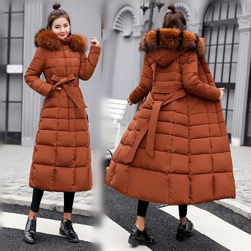 Long Down Coat Warm and Comfortable