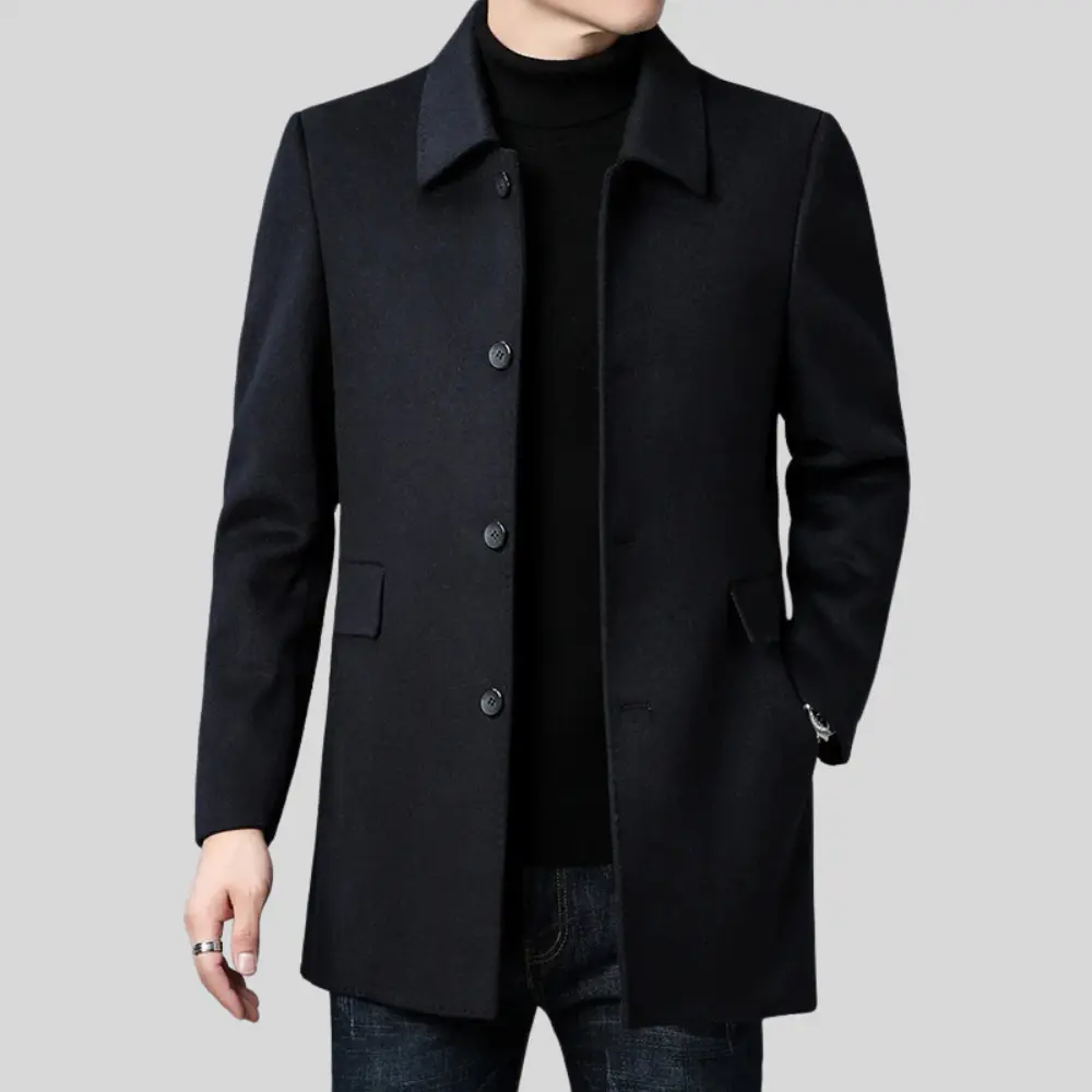 Stylish Single-Breasted Women's Coat