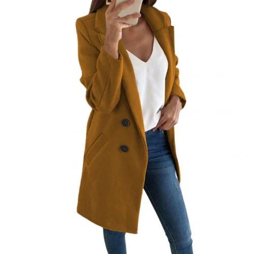 Elegant Women's Long Winter Coat