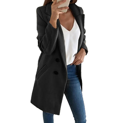 Elegant Women's Long Winter Coat