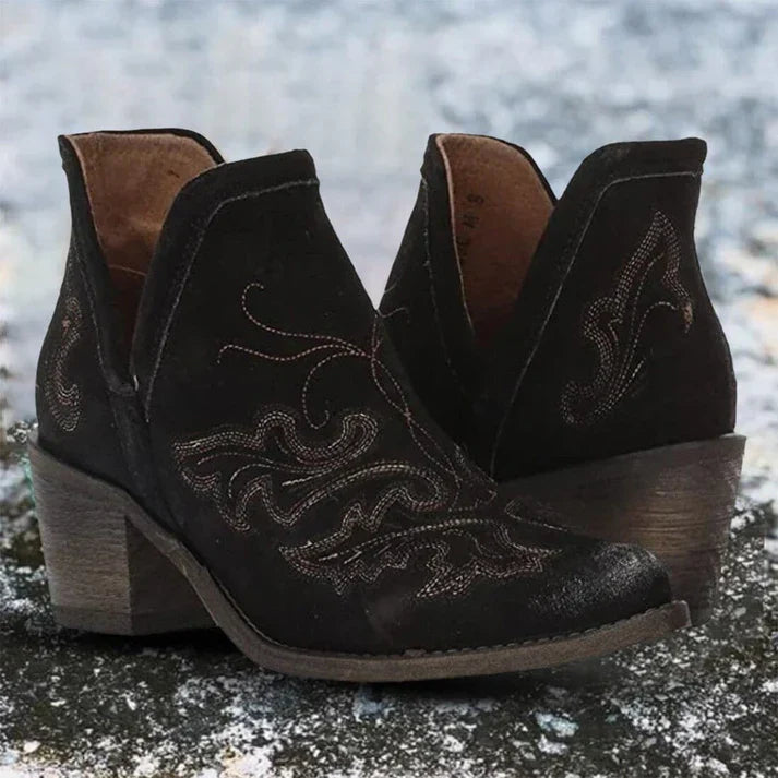 Stylish Ankle Boots High Heel Pointed Toe