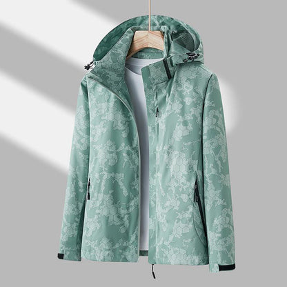 Women's Windbreaker Hooded Jacket Waterproof