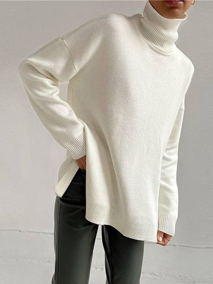 Women's Oversized Turtleneck Sweaters
