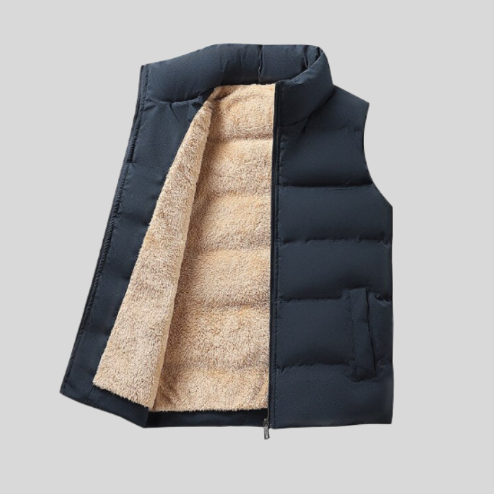 Frauen Daunenjacke Ärmellos Warm Modern - IdealeKleiden