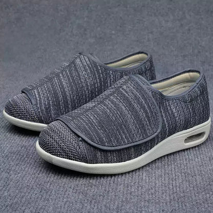 Comfortable Shoes with Hook-and-Loop Fasteners for Seniors