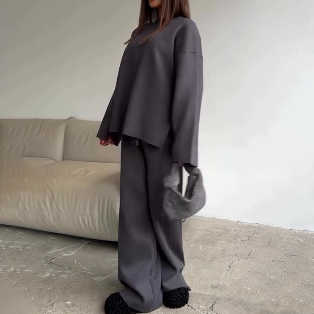Damenschuhe sind nicht vorhanden, also: Strickanzug Damen Elegant Komfort