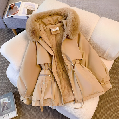Women's Vegan Winter Jacket Warm Insulated