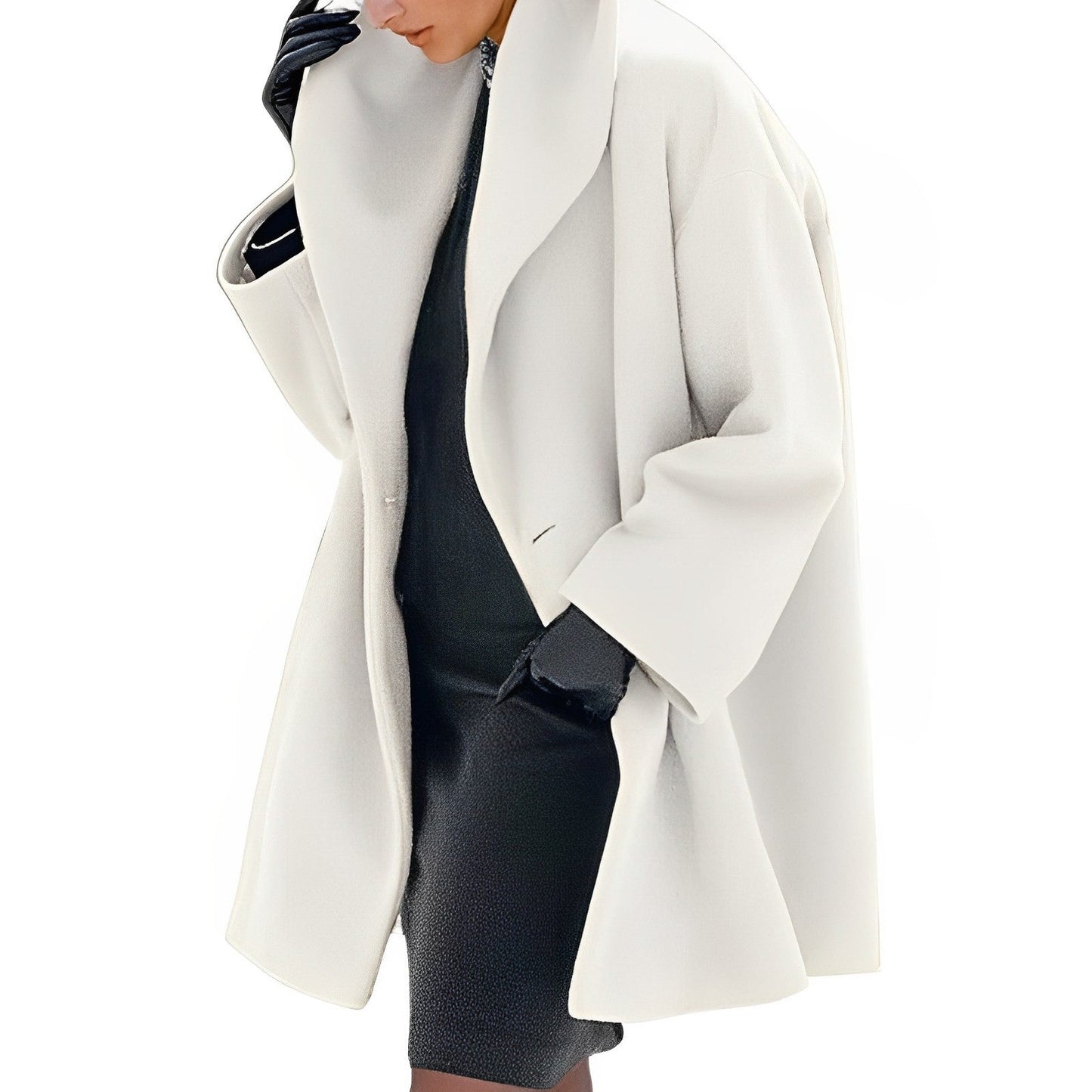 Warm wool dress for cold days