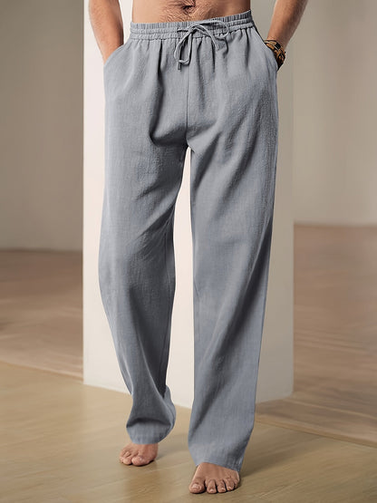 Comfortable Men's Casual Loose Trousers with Drawstring