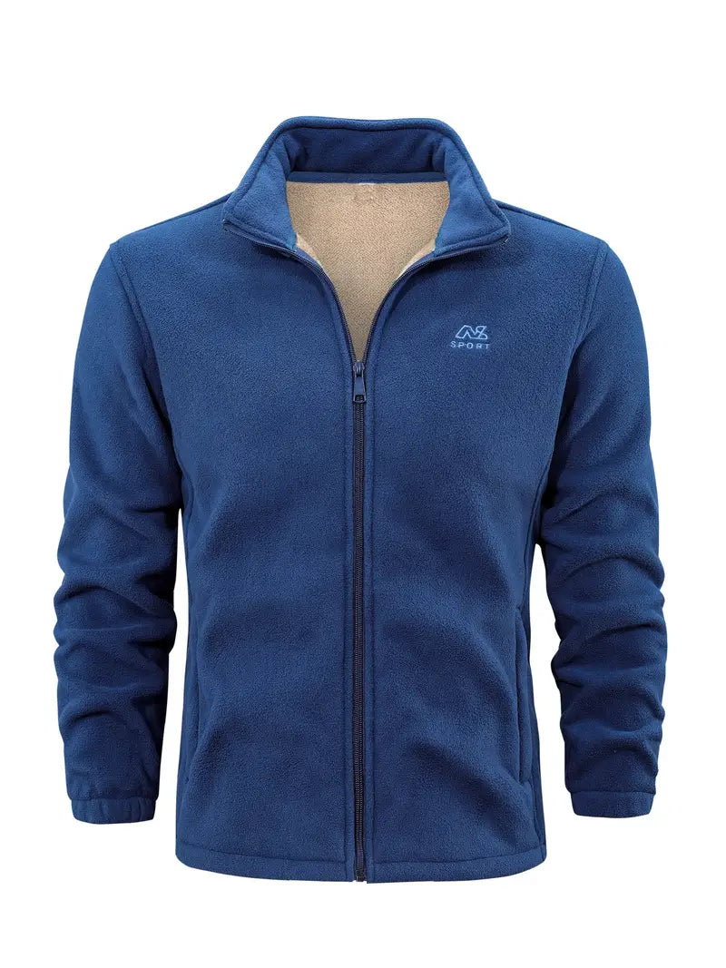 Men's Winter Jacket Luxury Fur Trim
