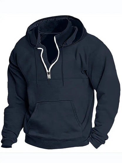 Casual Men's Quarter-Zip Pullover