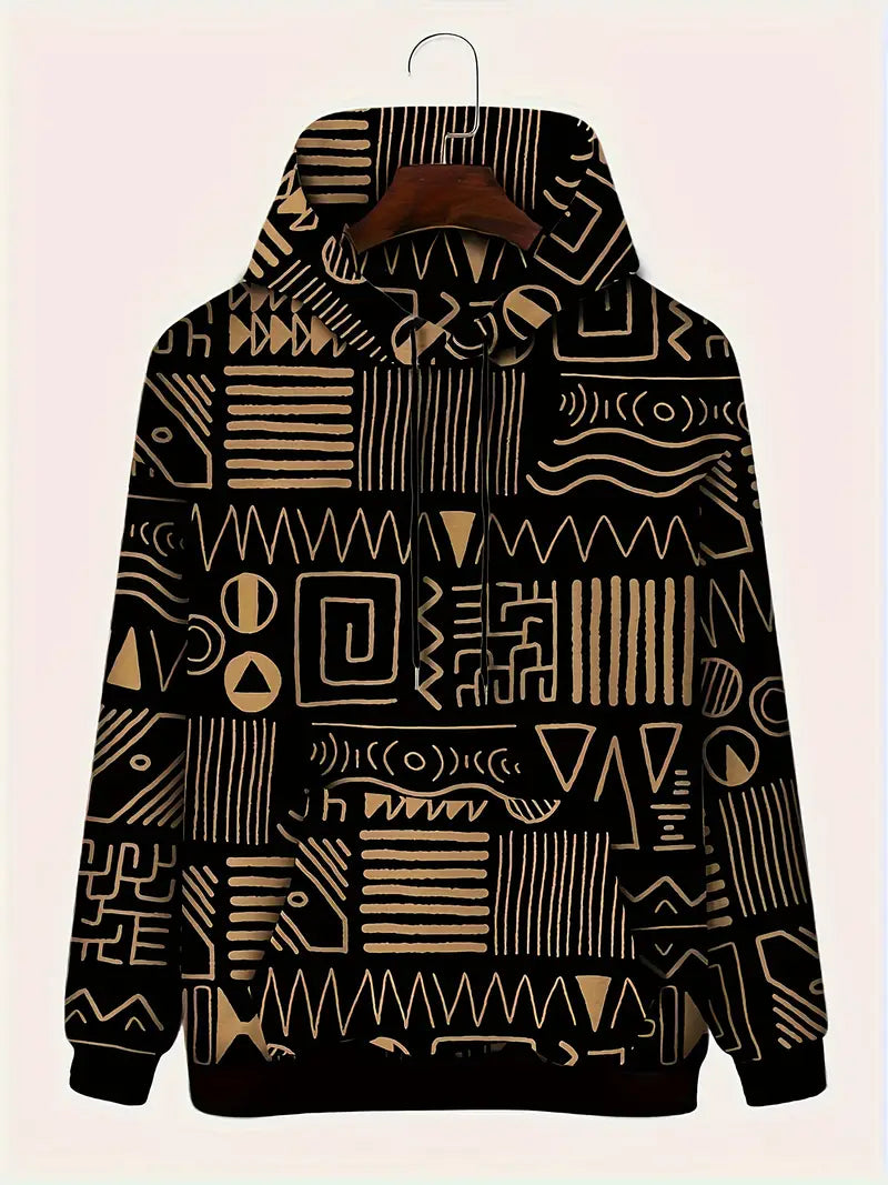 Pullover Verrücktes Muster Trendy Design - IdealeKleiden