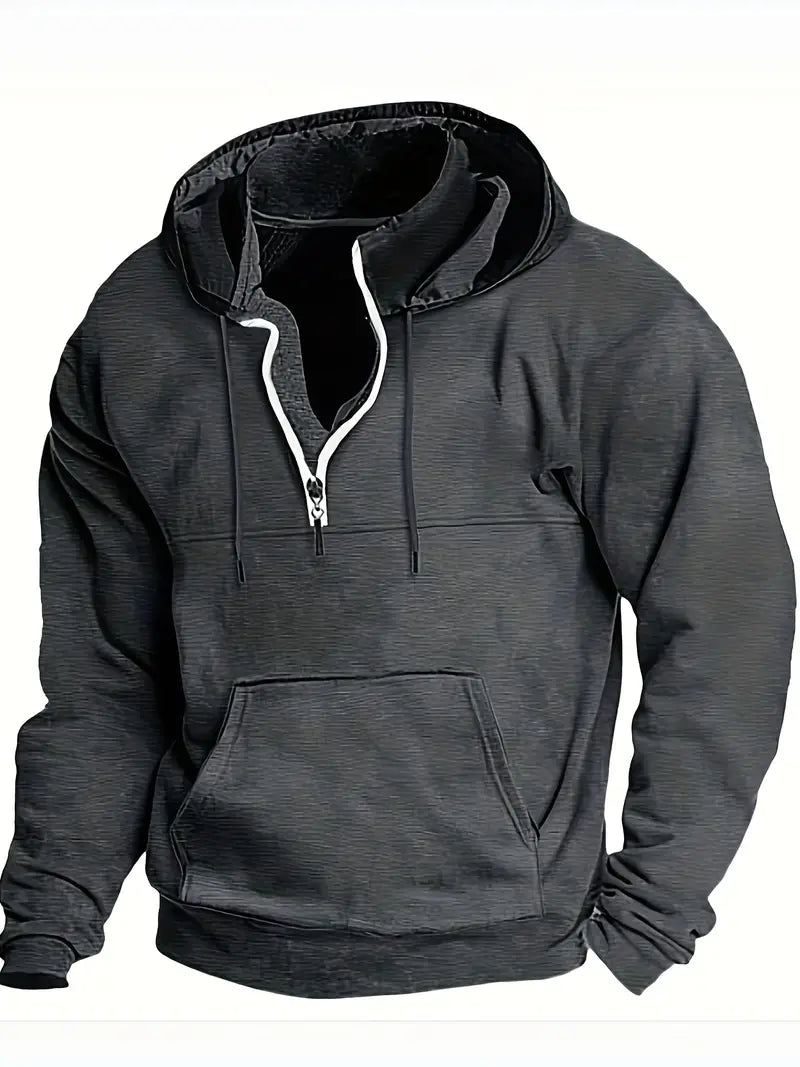 Casual Men's Quarter-Zip Pullover