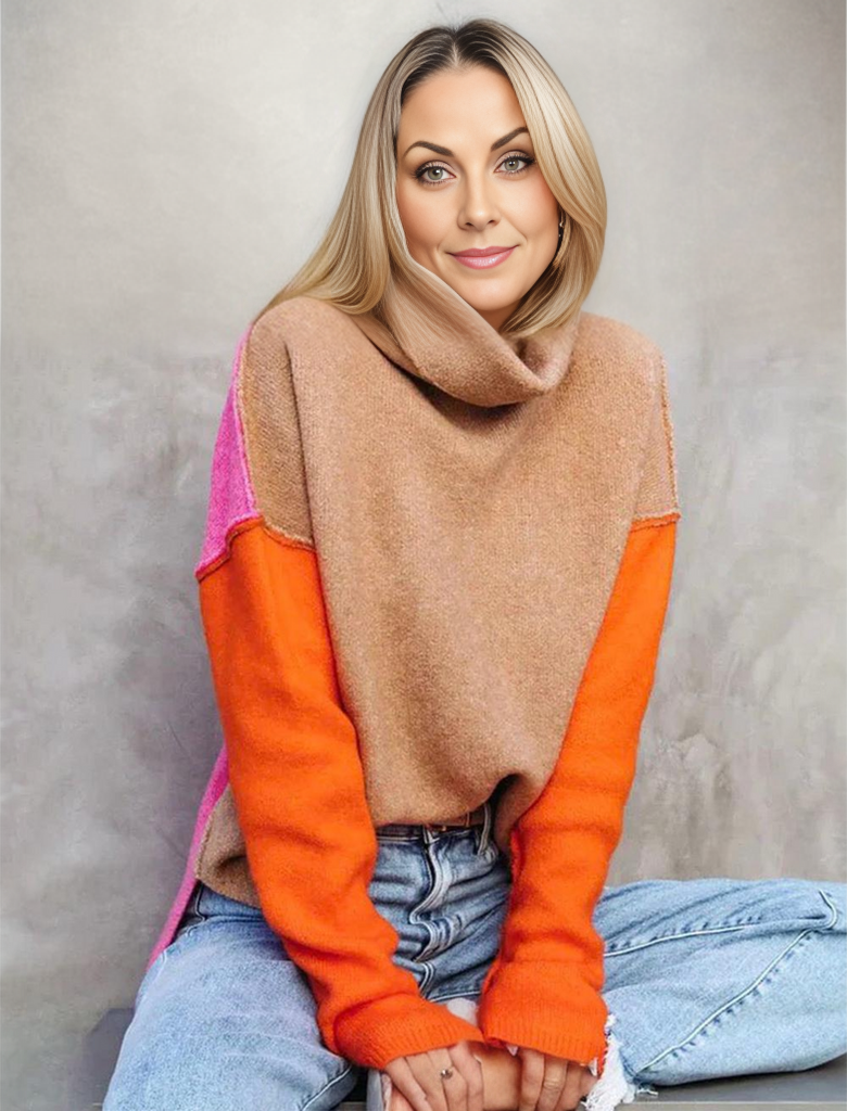 Comfortable Turtleneck Sweater Modern Style