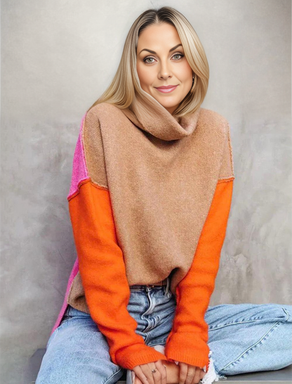 Comfortable Turtleneck Sweater Modern Style