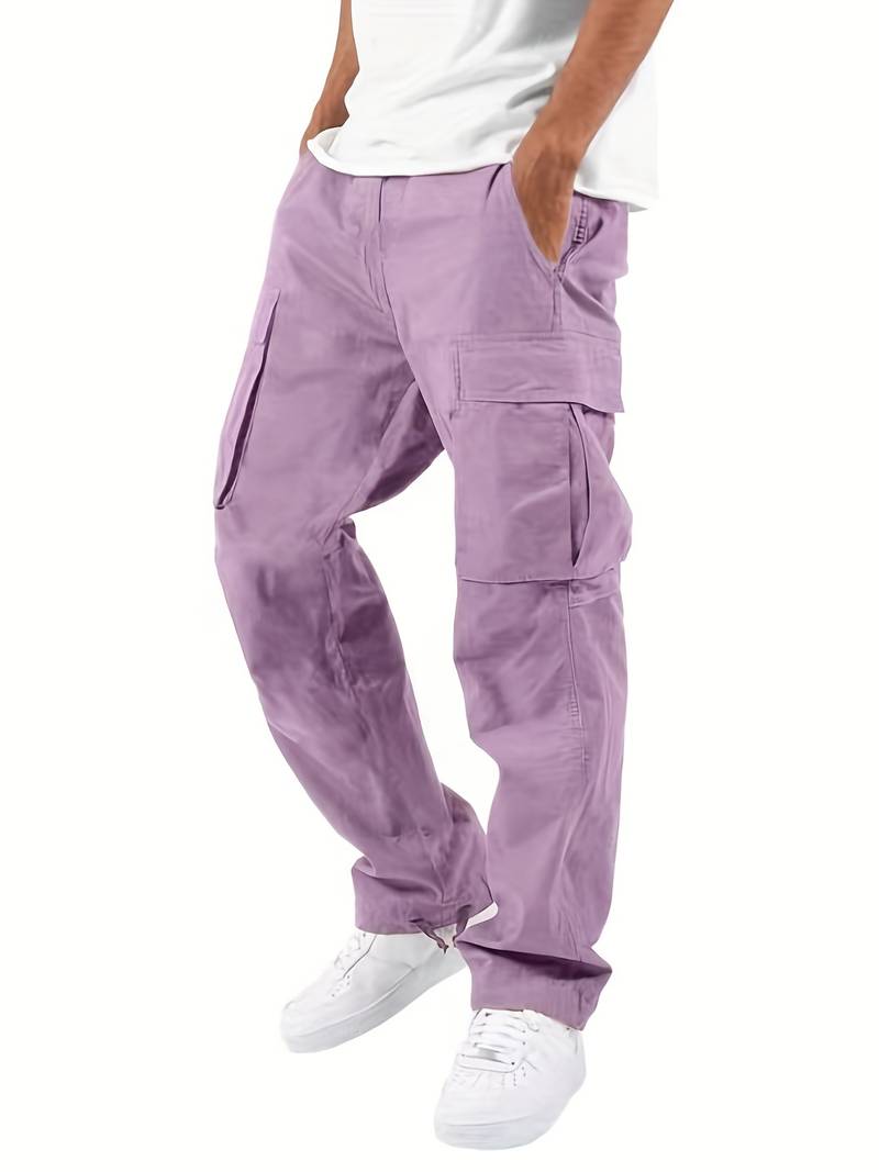 Men's Trousers Cotton Durable Multi-pocket
