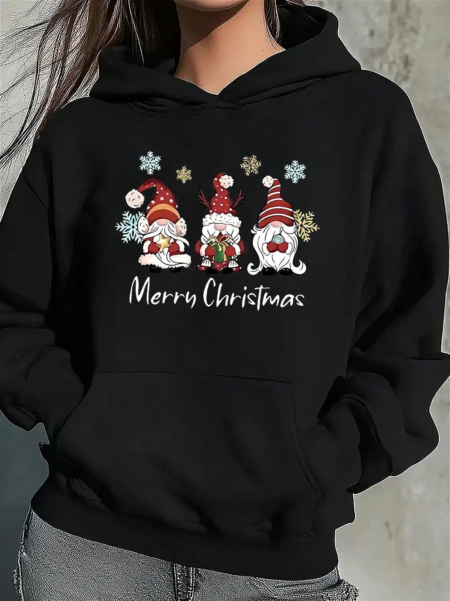 Christmas sweater Hood Cotton Festive