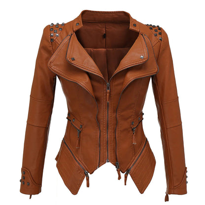 Slim-fit women's jacket with an elegant design