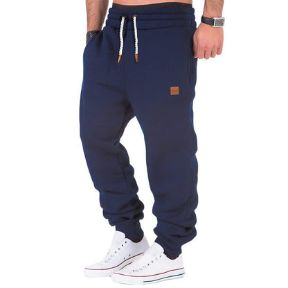 Comfortable Men's Joggers Soft Fleece Elastic