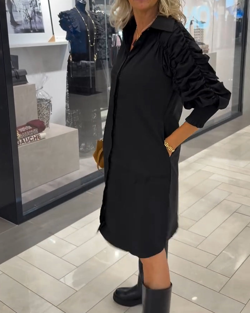 Elegante Damenkleidung | Chic Hemdbluse Einfach - IdealeKleiden