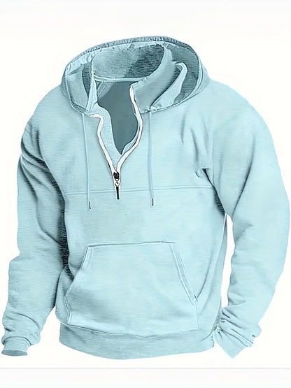 Casual Men's Quarter-Zip Pullover