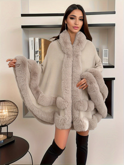 Soft Oversized Women's Faux Fur Coat