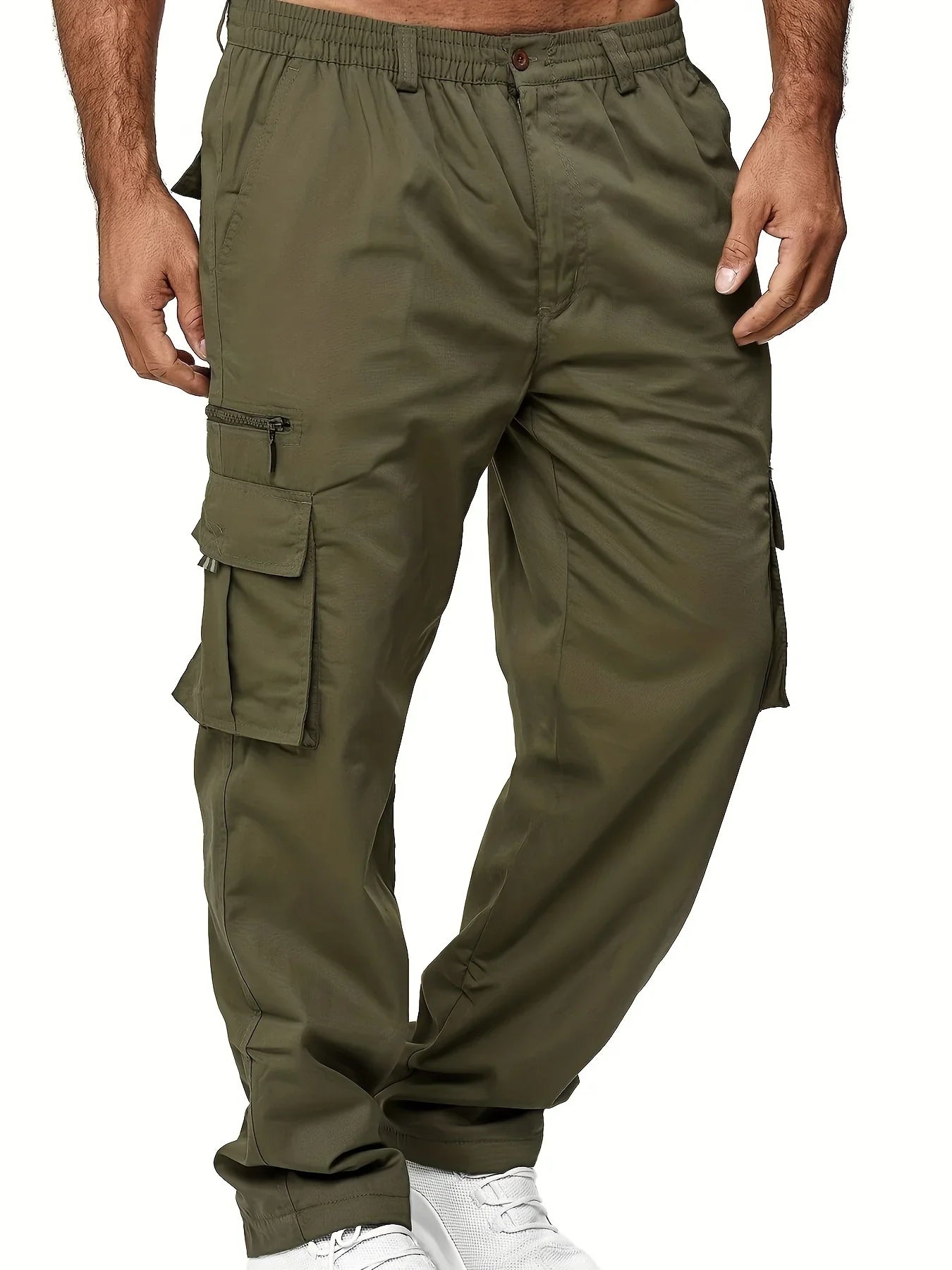 Comfortable Men's Cargo Trousers Casual Style