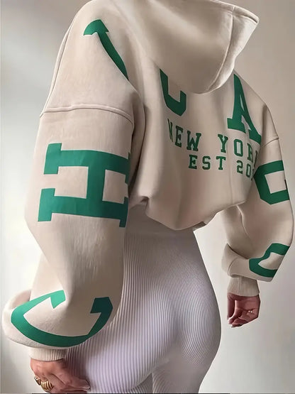 Luna - Extra Großer Hoodie Langarm