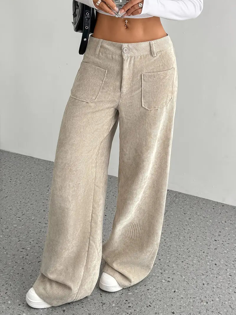 Comfortable women's cotton trousers
