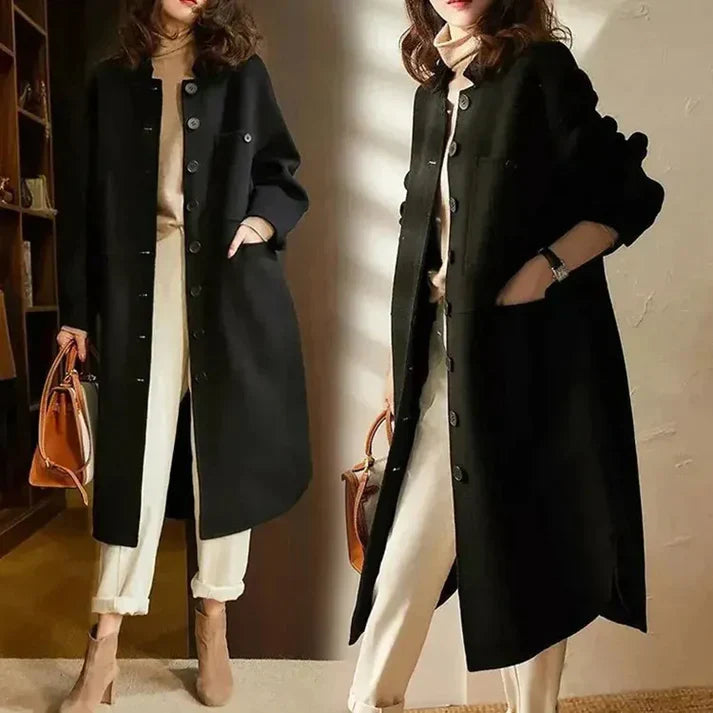 Kuschelige Wolljacke Damen Trendy - IdealeKleiden