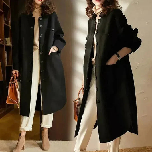 Kuschelige Wolljacke Damen Trendy - IdealeKleiden