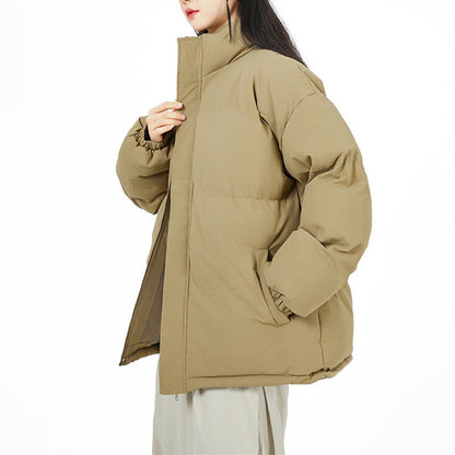Winterjacke Oversize Stehkragen Warm